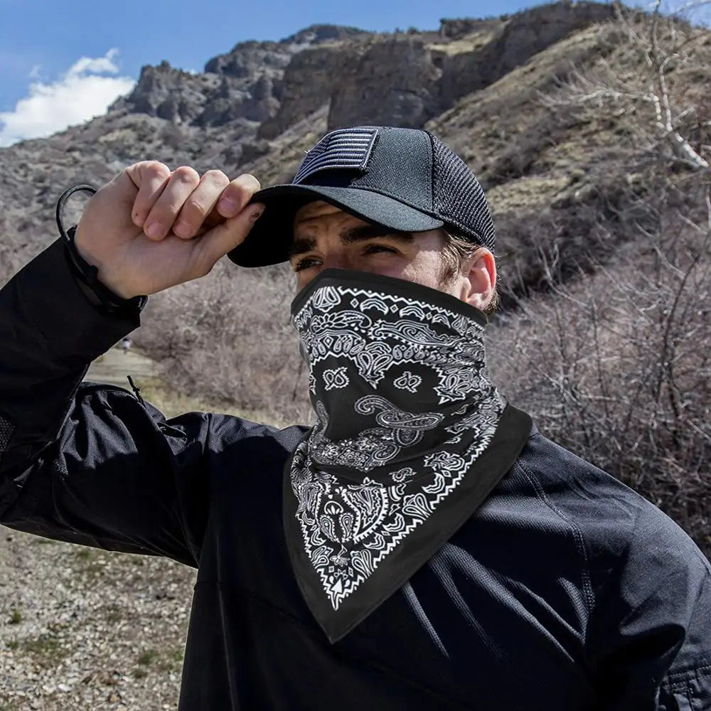 🏔️ Bufanda Multifuncional / Mascarilla Media Cara – Protección para Actividades al Aire Libre