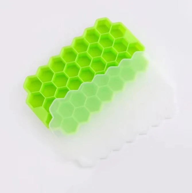 Molde de Silicona Reutilizable 37 Cavidades – Bandeja para Cubos de Hielo, Helados y Paletas DIY