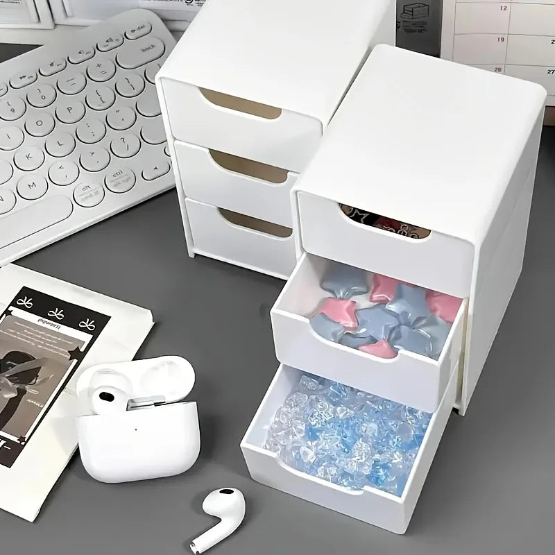 Organizador de Escritorio Chic 3 Niveles con Cajones – Para Oficina, Joyería y Cosméticos