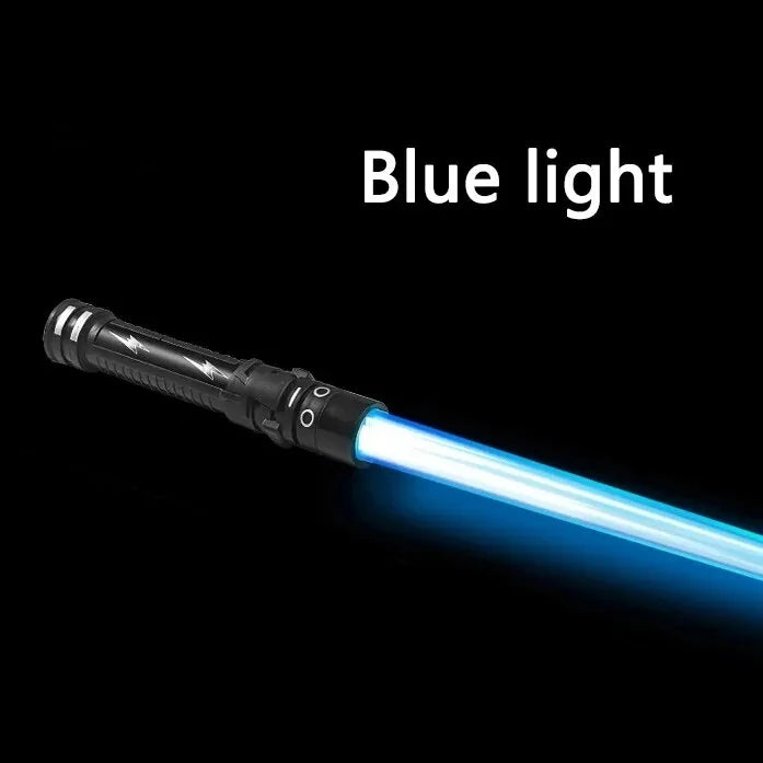 Sable Láser LED Doble – Espada Roja y Azul para Cosplay, Fiesta y Niños – Juguete Interactivo Flashing