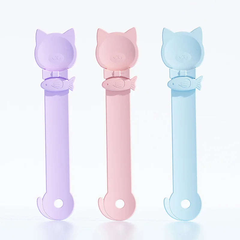 🐾 Cuchara Dispensadora de Alimento para Gatos – Lickable Feeder Spoon
