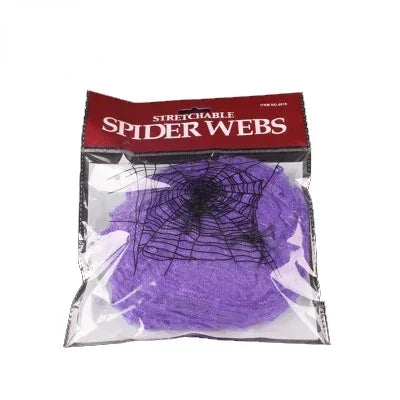 🕸️ Telaraña Artificial de Halloween – Decoración de Horror