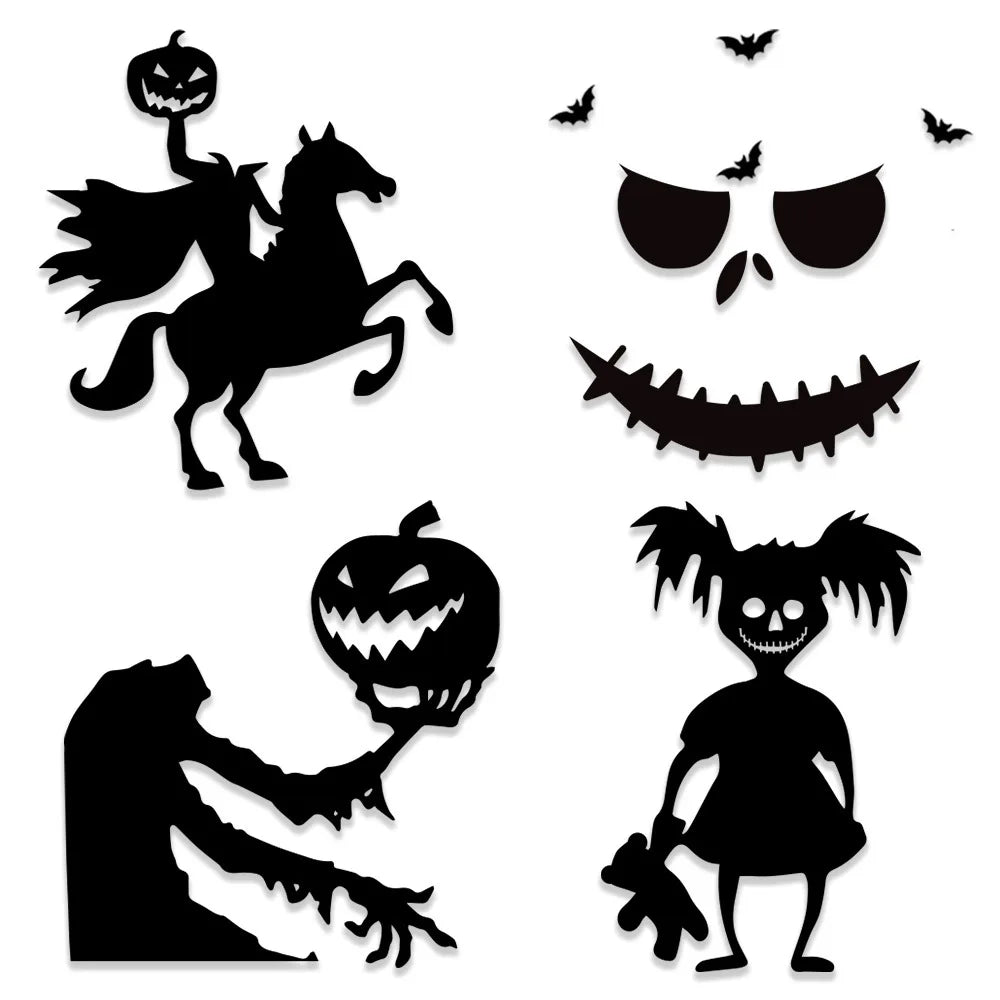 🎃 Pegatinas de Halloween – Decoración de Puertas y Ventanas