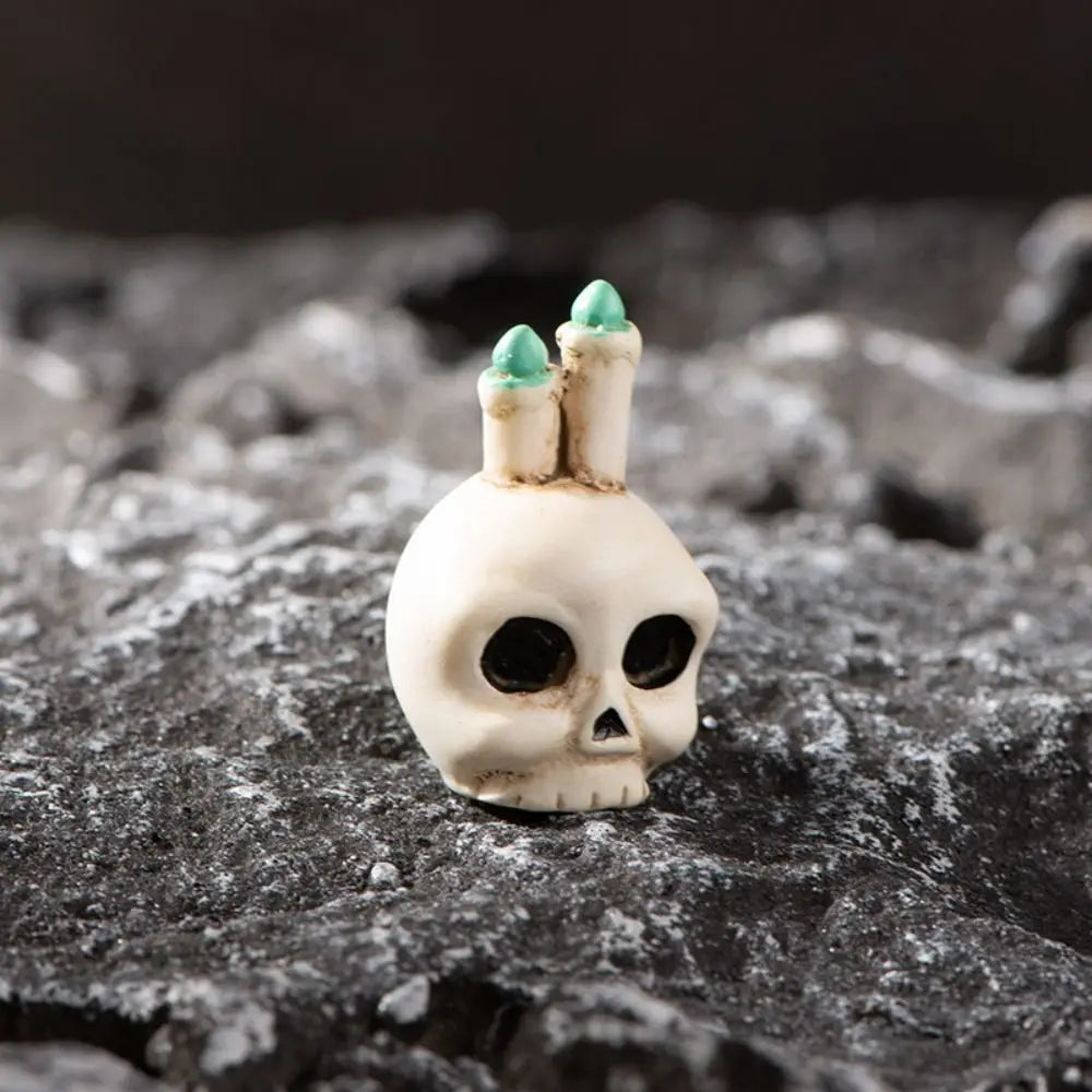 Figuritas de Halloween – Calabaza, Esqueleto y Fantasma en Resina | Miniaturas Decorativas para Fiesta y Hogar