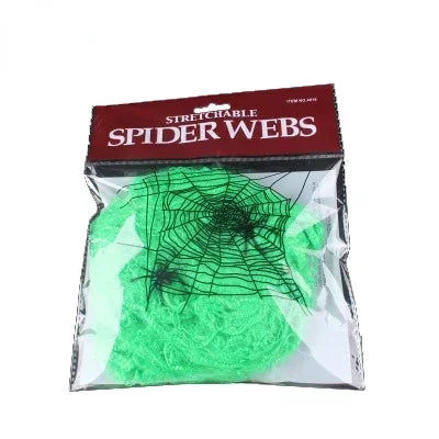 🕸️ Telaraña Artificial de Halloween – Decoración de Horror