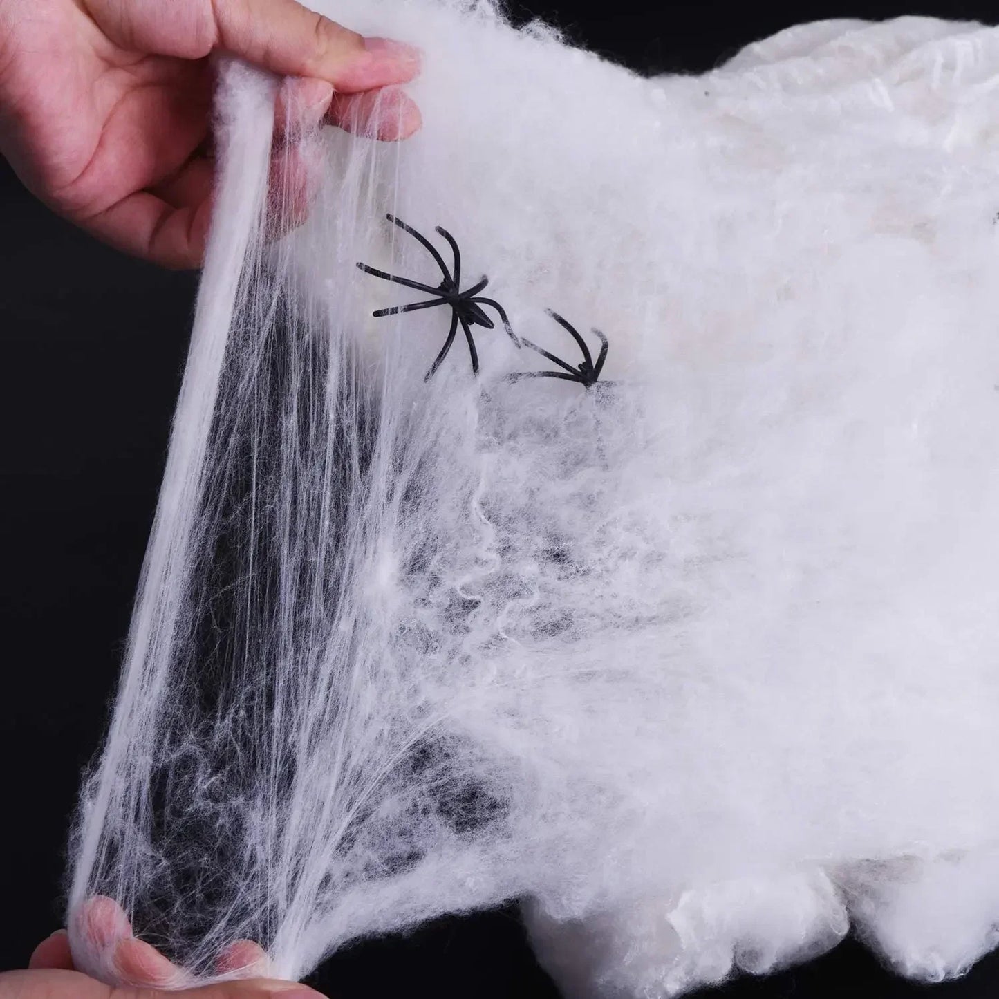 🕸️ Telaraña Artificial de Halloween – Decoración de Horror