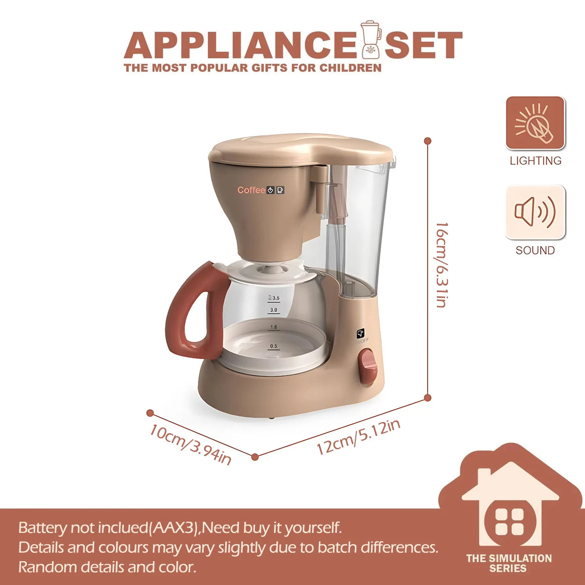Set de Cocina para Niños – Juguete de Simulación con Electrodomésticos en Miniatura, Juego Interactivo para Niñas y Niños