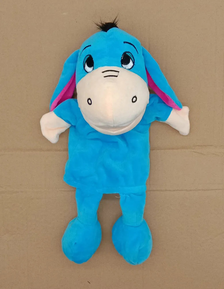 Marioneta de Peluche 35cm – Juguete de Mano de León, Elefante y Cerdito – Juego Padre-Hijo, Regalo de Cumpleaños para Niños