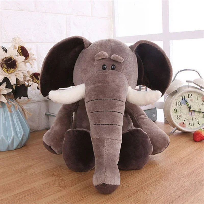 Peluches Kawaii de Animales de la Jungla 25cm – Juguetes de Selva: Perro, Cebra, Elefante, León, Zorro y Jirafa – Regalo de Cumpleaños para Niños