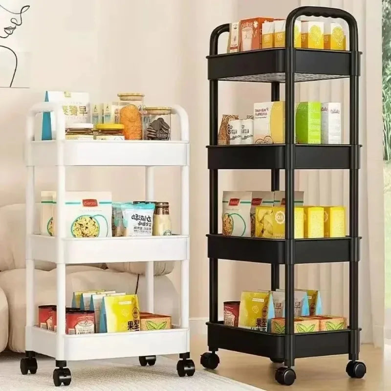 Carrito de Almacenamiento Multiusos 5 Niveles con Ruedas – Organizador para Cocina, Baño y Hogar