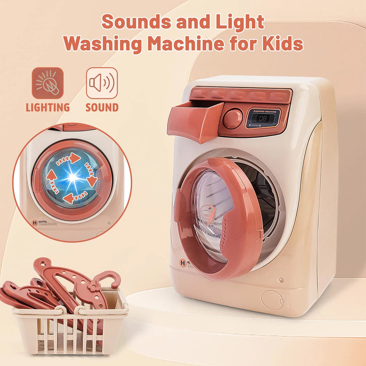 Set de Cocina para Niños – Juguete de Simulación con Electrodomésticos en Miniatura, Juego Interactivo para Niñas y Niños