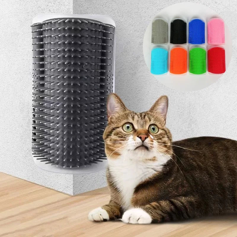 Cepillo Masajeador para Gatos – Peine Autolimpiante para Eliminación de Pelo y Cuidado