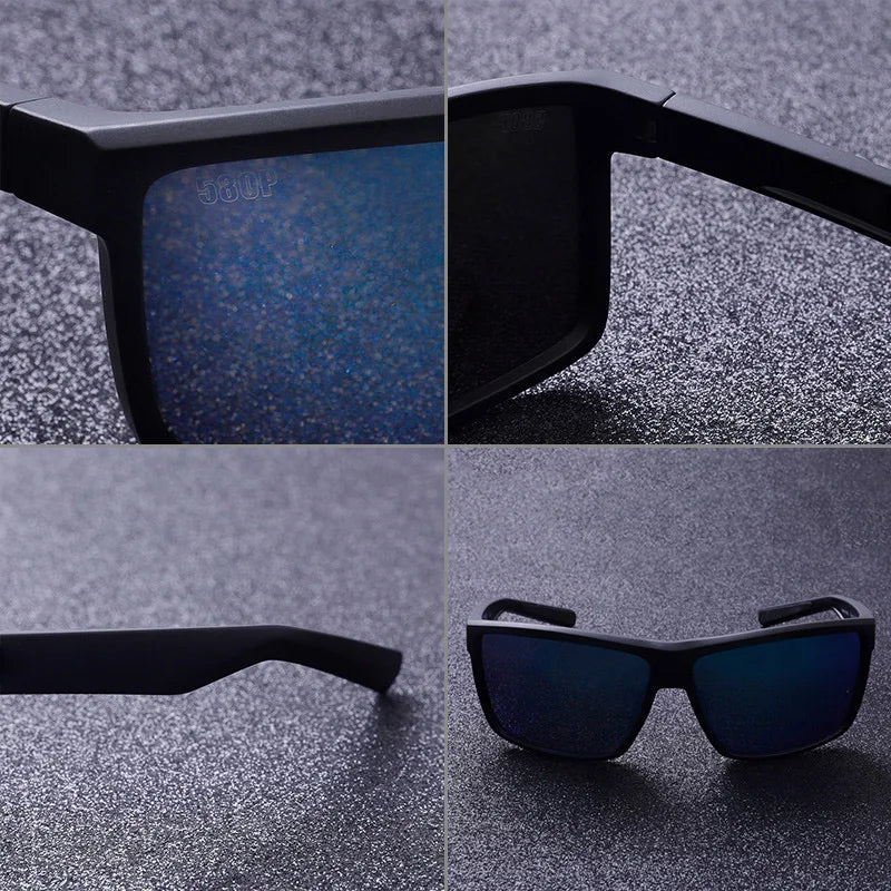 Rinconcito Polarized Sunglasses 580P – Lentes de Sol Oversized para Hombre, Flexibles y Antirreflejo