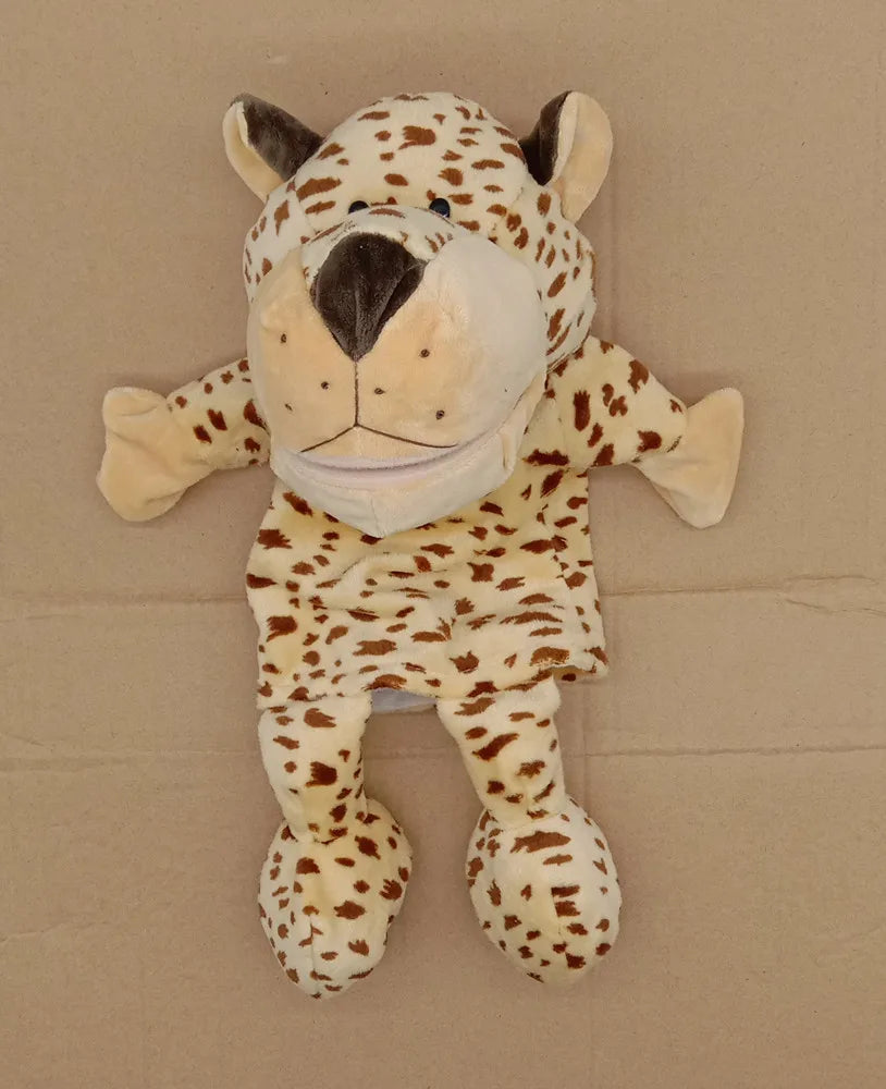 Marioneta de Peluche 35cm – Juguete de Mano de León, Elefante y Cerdito – Juego Padre-Hijo, Regalo de Cumpleaños para Niños