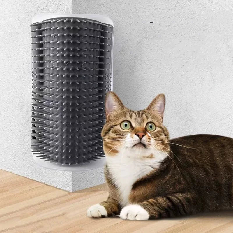 Cepillo Masajeador para Gatos – Peine Autolimpiante para Eliminación de Pelo y Cuidado