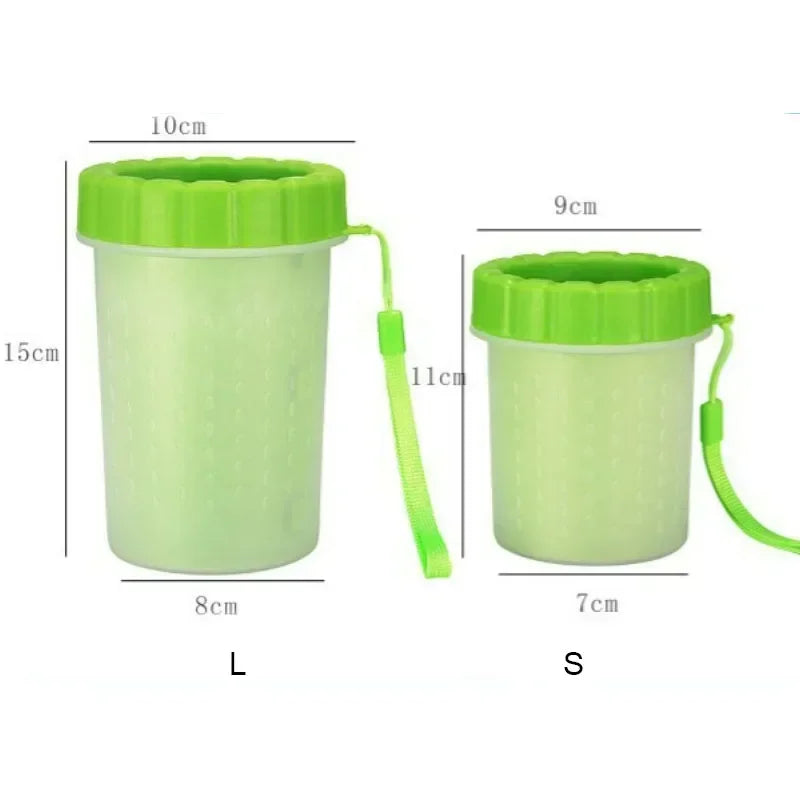 Taza Lavadora de Patas para Perros – Limpieza Portátil sin Agua ni Toallas