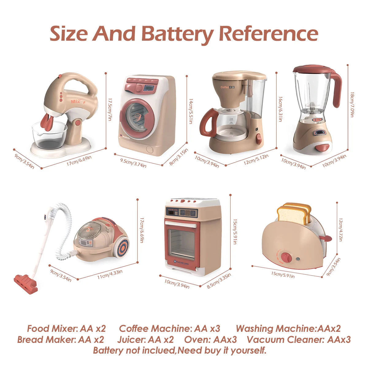 Set de Cocina para Niños – Juguete de Simulación con Electrodomésticos en Miniatura, Juego Interactivo para Niñas y Niños