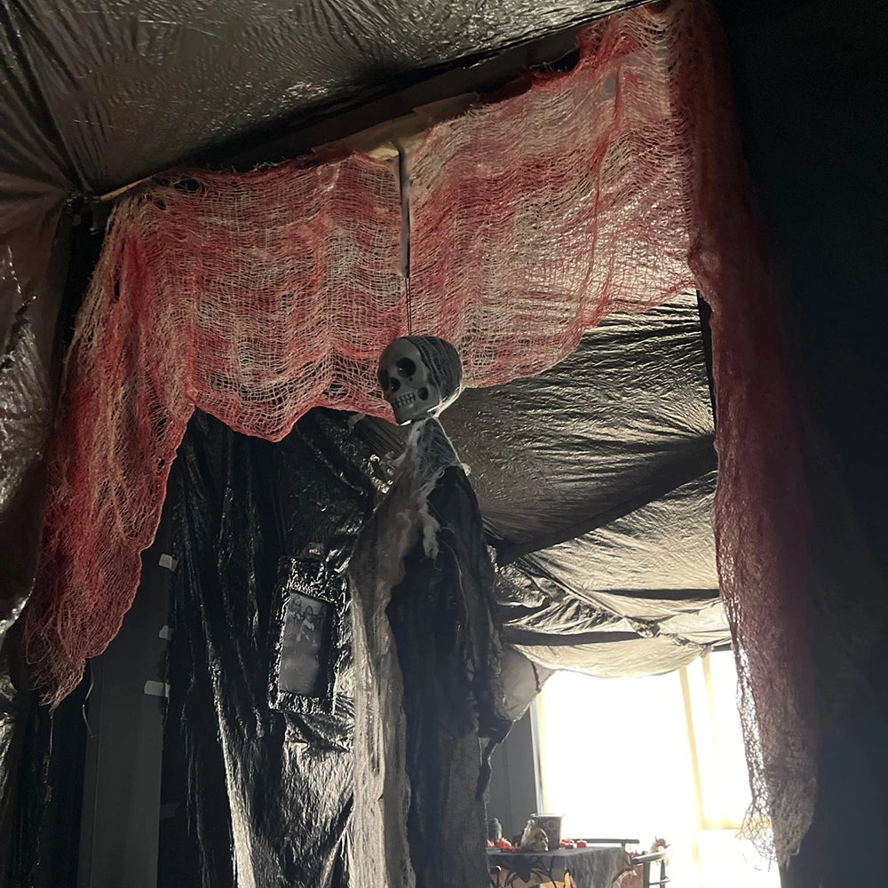 🩸 Tela Sanguinolenta de Halloween – Decoración de Horror