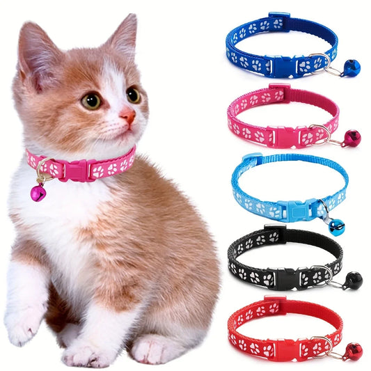😺 Collar para Gatos con Cascabel – Ajustable y Colorido