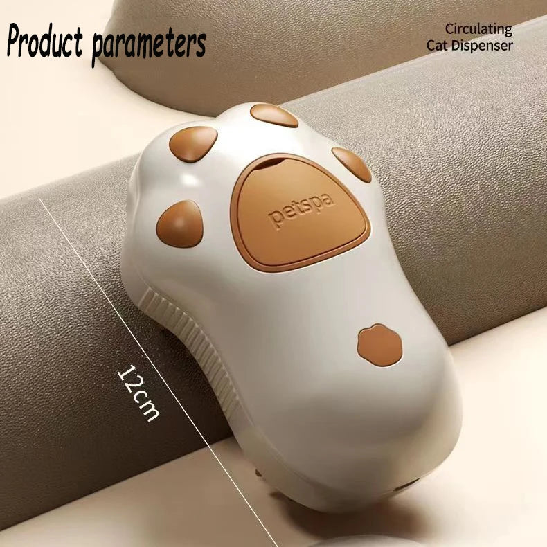 Cepillo Eléctrico 3 en 1 con Vapor para Gatos – Remueve Pelo, Masajea y Limpia sin Baño