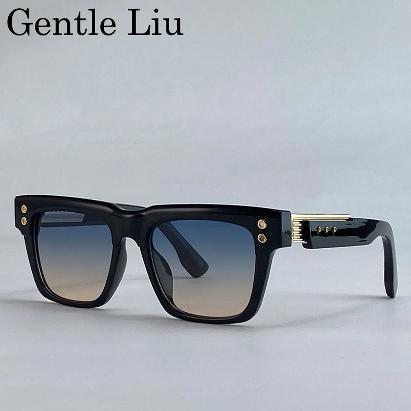 Gafas Polarizadas Clásicas Cuadradas Punk 2025 – UV400 Lentes Vintage Steampunk para Hombre
