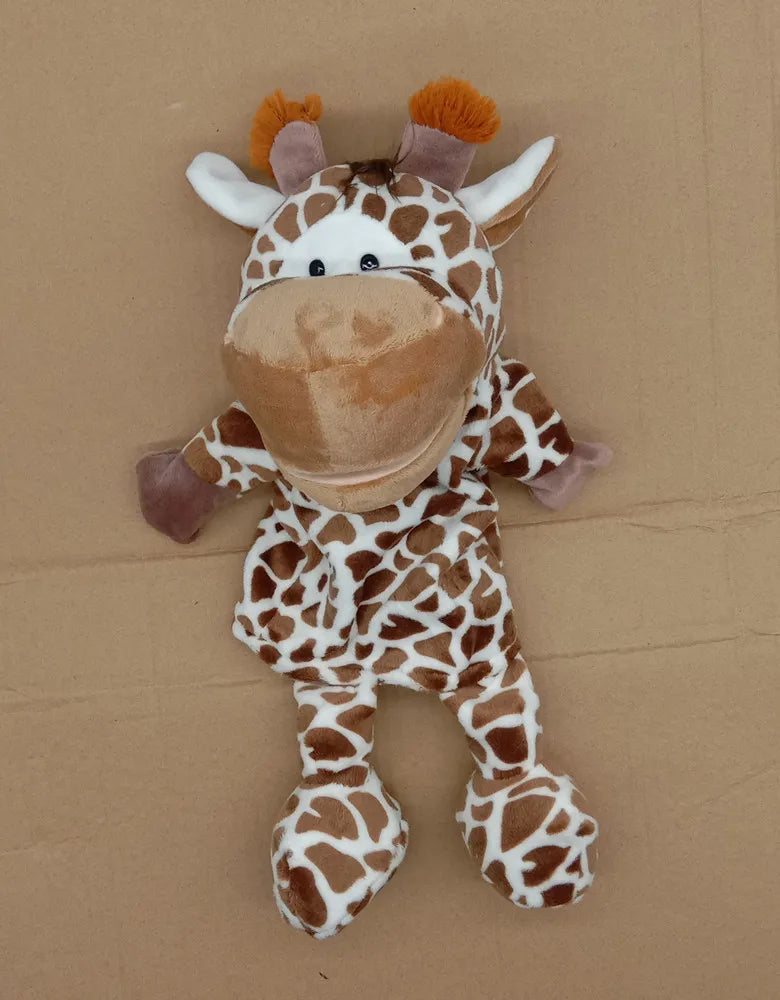 Marioneta de Peluche 35cm – Juguete de Mano de León, Elefante y Cerdito – Juego Padre-Hijo, Regalo de Cumpleaños para Niños