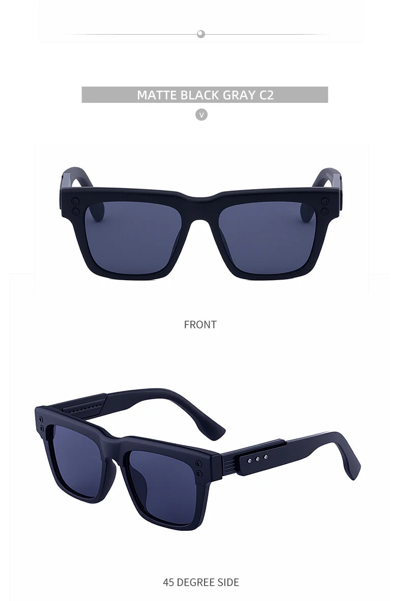 Gafas Polarizadas Clásicas Cuadradas Punk 2025 – UV400 Lentes Vintage Steampunk para Hombre