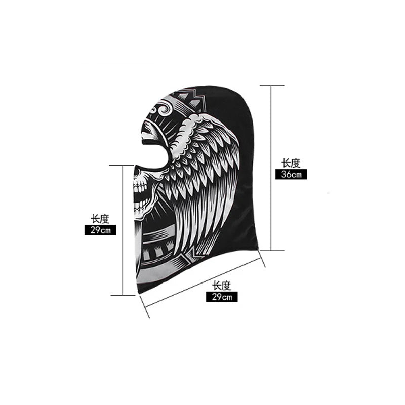 🏍️ Balaclava / Mascarilla Multifuncional para Hombres y Mujeres – Protección Total al Aire Libre