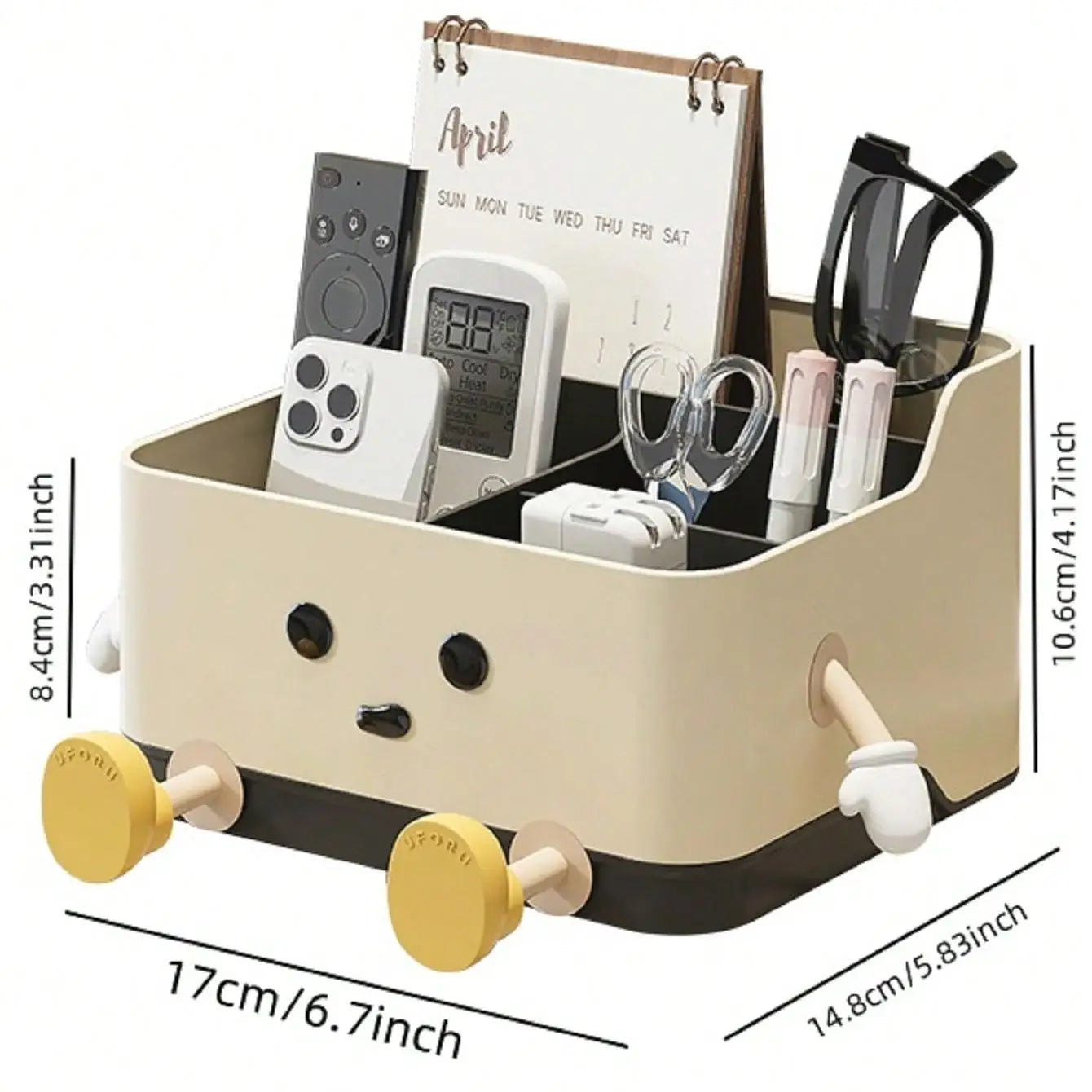 Caja Organizadora Multifuncional de Escritorio – Estante para Cosméticos y Artículos Personales