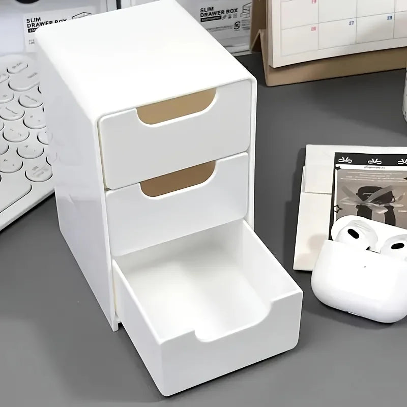 Organizador de Escritorio Chic 3 Niveles con Cajones – Para Oficina, Joyería y Cosméticos