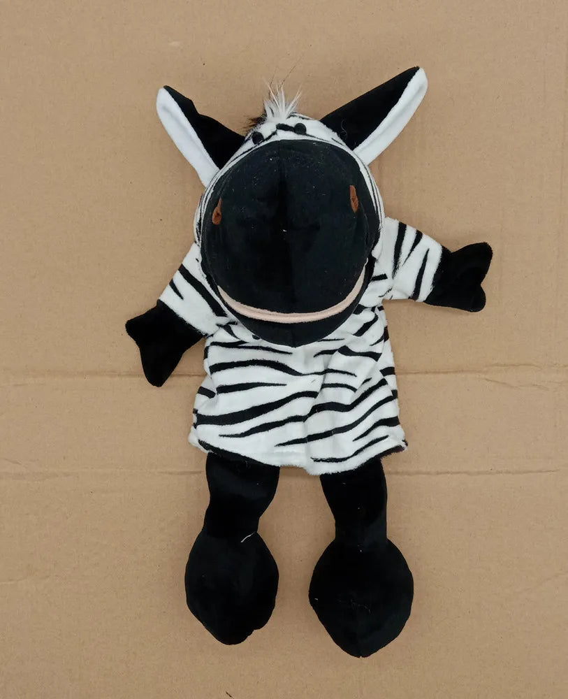 Marioneta de Peluche 35cm – Juguete de Mano de León, Elefante y Cerdito – Juego Padre-Hijo, Regalo de Cumpleaños para Niños