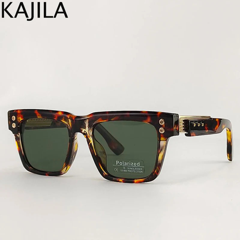 Gafas Polarizadas Clásicas Cuadradas Punk 2025 – UV400 Lentes Vintage Steampunk para Hombre