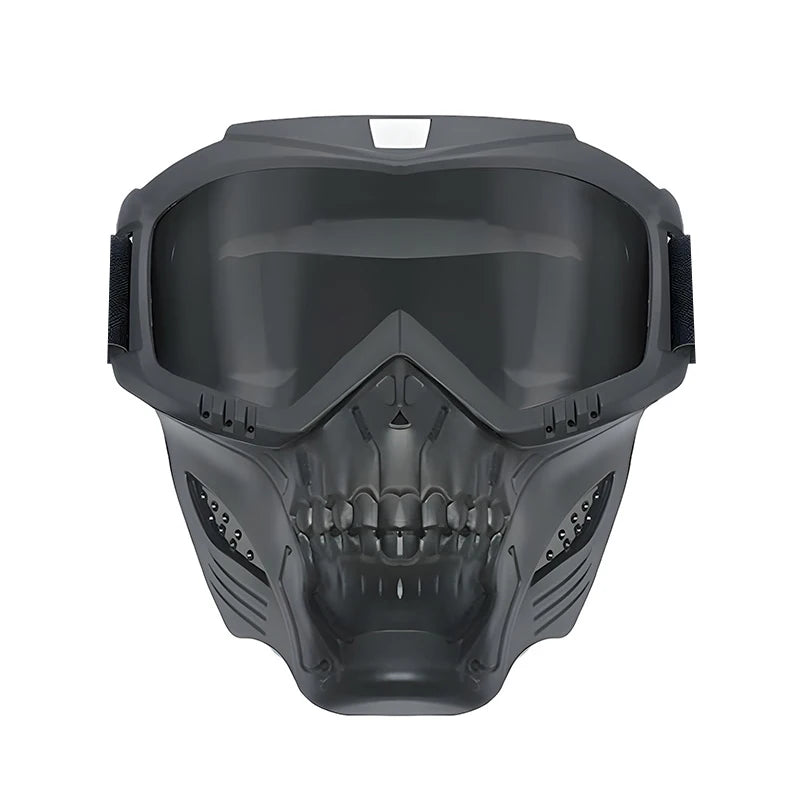 🏍️ Gafas y Mascarilla Táctica para Motocicleta – Anti-Viento y Resistente a Impactos