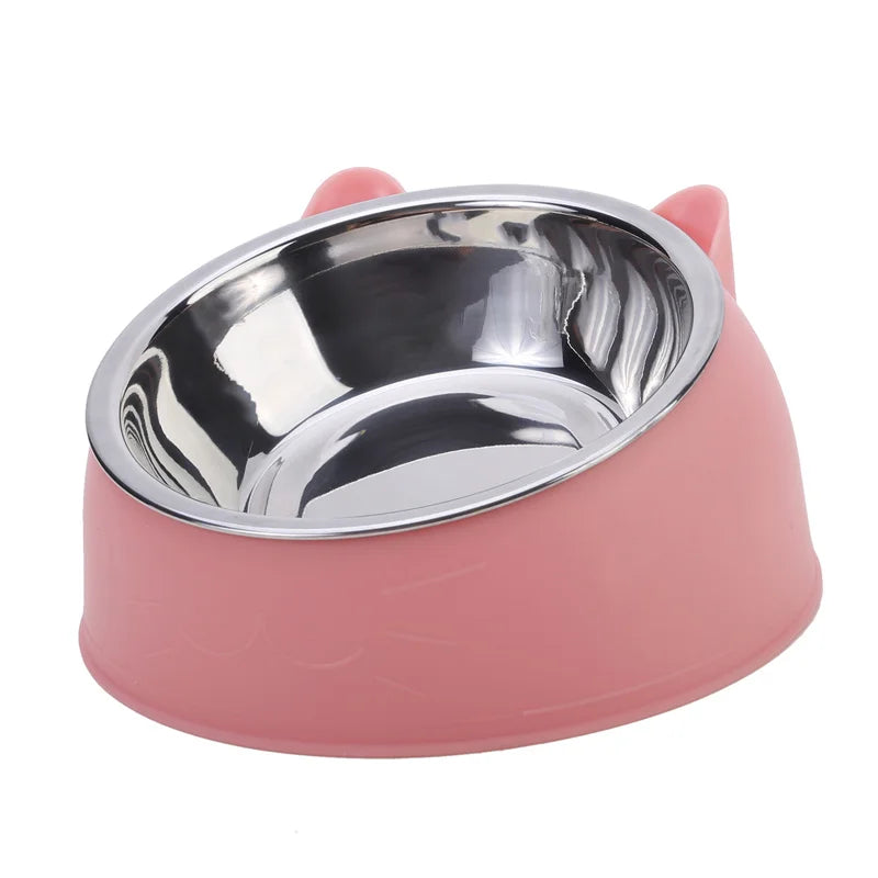 🐾 Tazón Elevado 15° para Mascotas – 100ML 🐶🐱