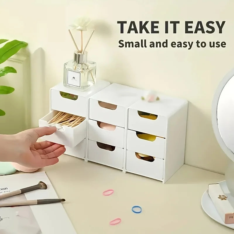 Organizador de Escritorio Chic 3 Niveles con Cajones – Para Oficina, Joyería y Cosméticos