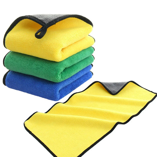 Toalla de Microfibra para Auto – Súper Absorbente, Suave, Profesional para Secado y Detallado