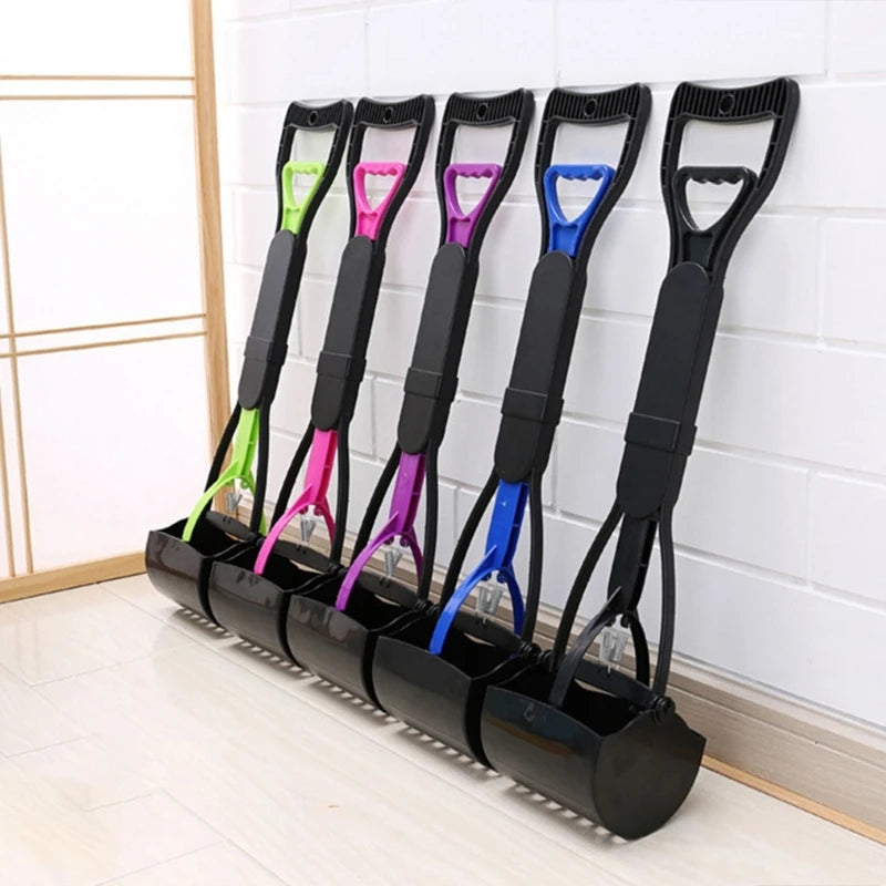 Recogedor de Popó para Perros y Gatos – Pooper Scooper Resistente y Portátil para Paseos