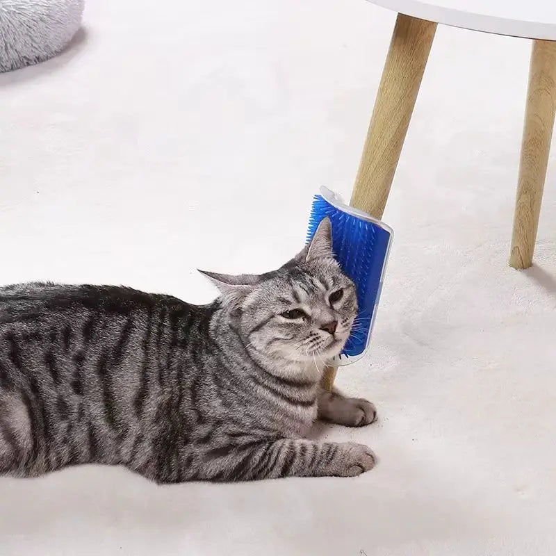 Cepillo Masajeador para Gatos – Peine Autolimpiante para Eliminación de Pelo y Cuidado