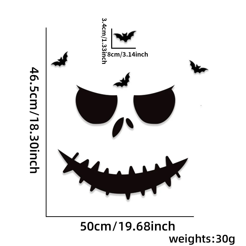 🎃 Pegatinas de Halloween – Decoración de Puertas y Ventanas