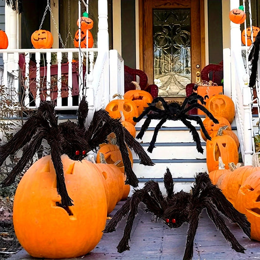 Araña Gigante de Halloween | Decoración Interior y Exterior para Casa Embrujada y Fiestas