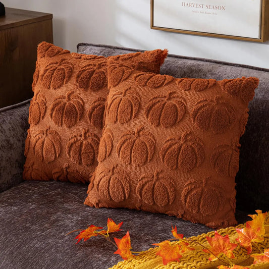 🎃 Fundas de Cojín Otoño-Halloween – Pack de 2 (18x18")