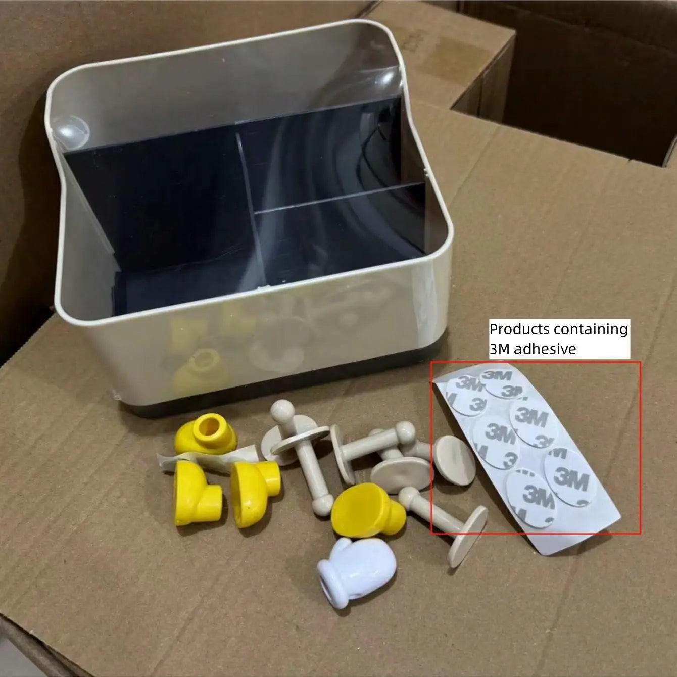Caja Organizadora Multifuncional de Escritorio – Estante para Cosméticos y Artículos Personales