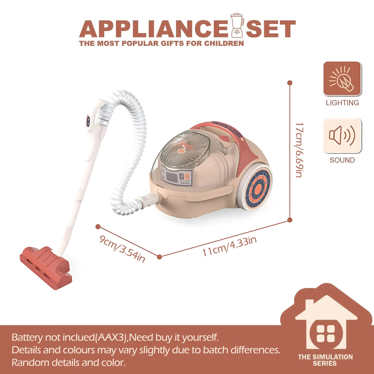 Set de Cocina para Niños – Juguete de Simulación con Electrodomésticos en Miniatura, Juego Interactivo para Niñas y Niños