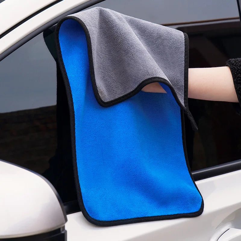 Toalla de Microfibra para Auto – Súper Absorbente, Suave, Profesional para Secado y Detallado