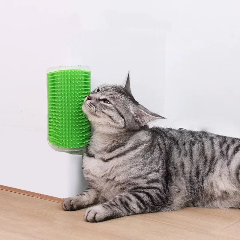 Cepillo Masajeador para Gatos – Peine Autolimpiante para Eliminación de Pelo y Cuidado