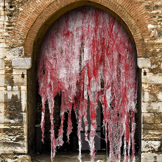 🩸 Tela Sanguinolenta de Halloween – Decoración de Horror