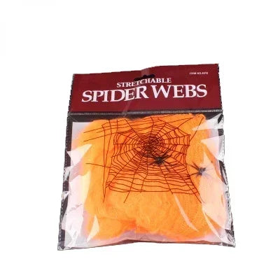 🕸️ Telaraña Artificial de Halloween – Decoración de Horror