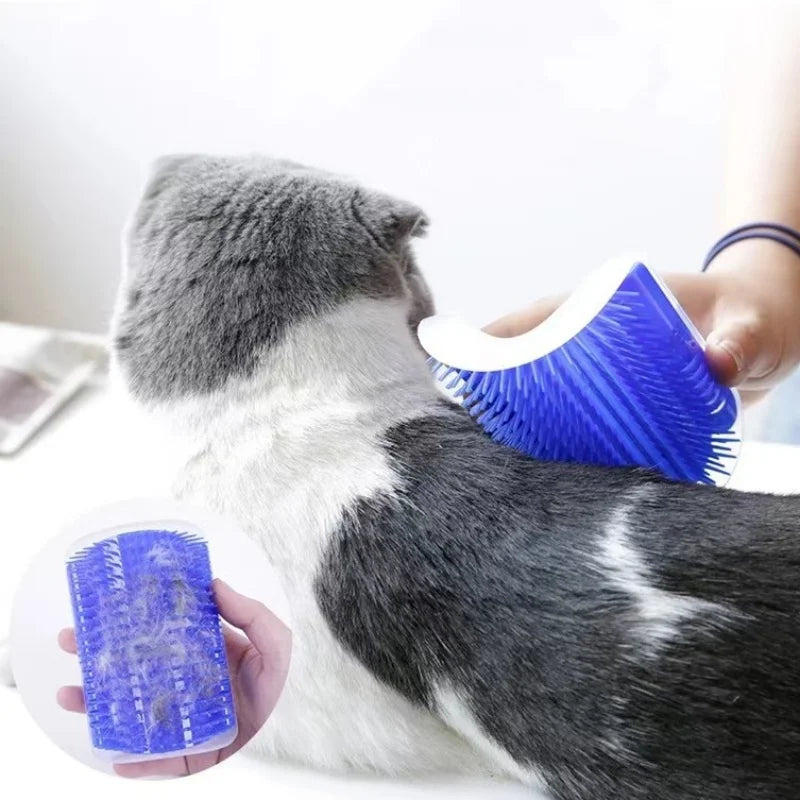 Cepillo Masajeador para Gatos – Peine Autolimpiante para Eliminación de Pelo y Cuidado