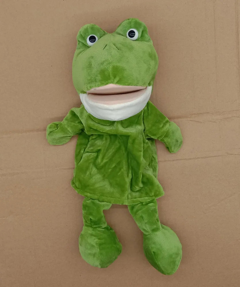 Marioneta de Peluche 35cm – Juguete de Mano de León, Elefante y Cerdito – Juego Padre-Hijo, Regalo de Cumpleaños para Niños