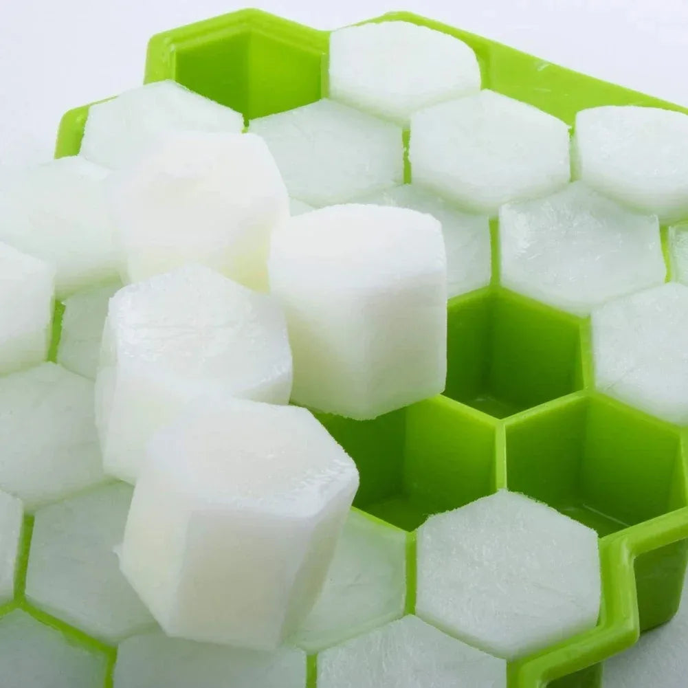 Molde de Silicona Reutilizable 37 Cavidades – Bandeja para Cubos de Hielo, Helados y Paletas DIY